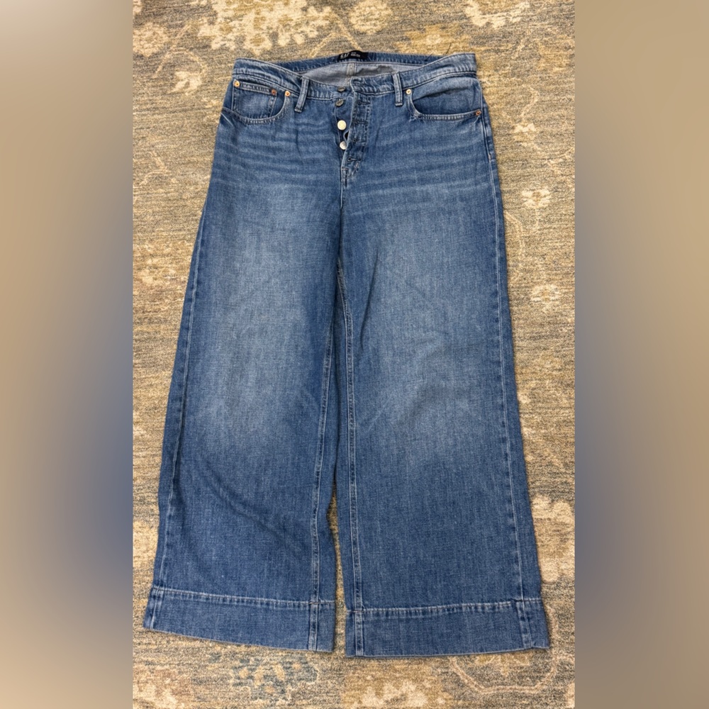 GAP Women's Straight Leg Jeans in Denim Blue